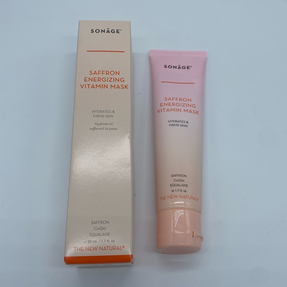 BNIB SONAGE® SAFFRON ENERGIZING VITAMIN MASK